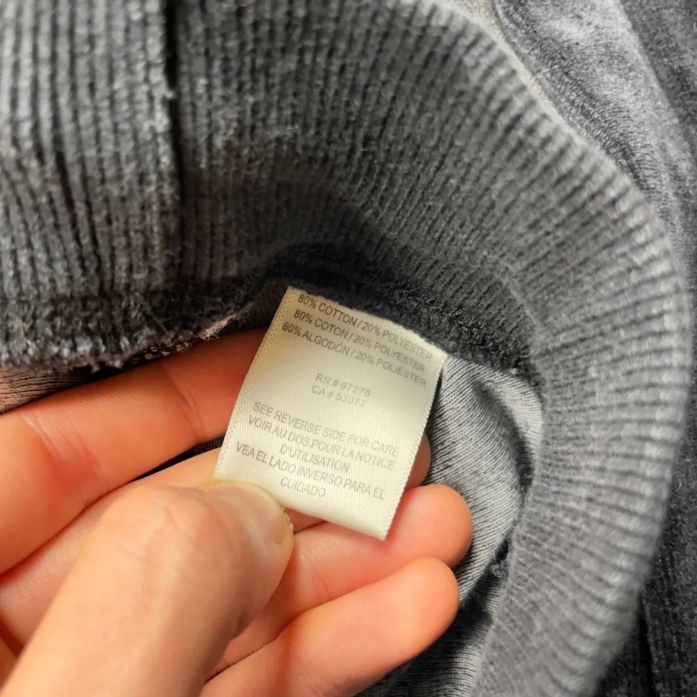 Fox Racing Velour Jogger‎ Sweatpants and hoodie set Charcoal Gray Size L - Picture 8 of 8